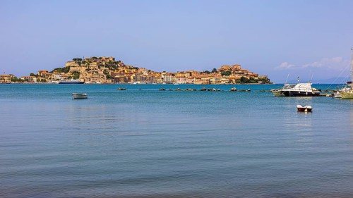 Portoferraio, view from San Giovanni, Elba Island, Tuscan Archipelago National Park, Tuscany, Italy