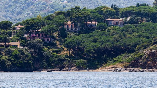 Holiday homes on the hill of Capo Perla, near Capoliveri, Elba Island, Tuscan Archipelago National