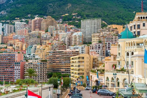Impression of Monte Carlo in Monaco, a sovereign city-state and microstate on the French Riviera at