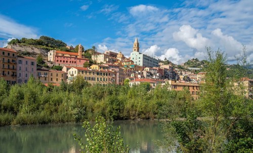 Impression of Ventimiglia, a resort town in the province of Imperia, Liguria, northern Italy