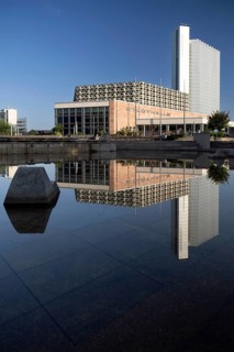 City Hall with Congress Center and Congress Hotel, Chemnitz, Saxony, Germany, Capital of Culture