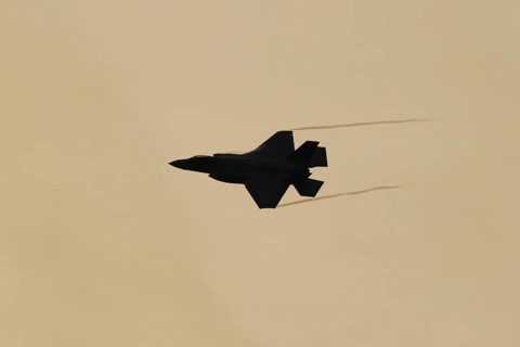 Lockheed Martin F-35 Lightning II fighter military aircraft of the United States air force USAF