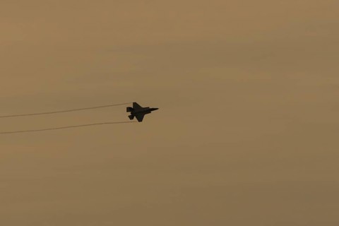 Lockheed Martin F-35 Lightning II fighter military aircraft of the United States air force USAF