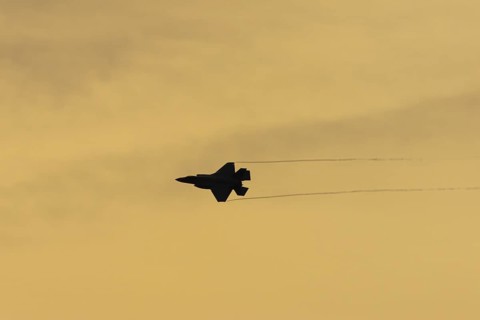 Lockheed Martin F-35 Lightning II fighter military aircraft of the United States air force USAF