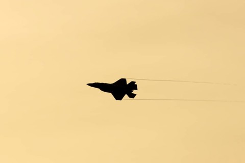 Lockheed Martin F-35 Lightning II fighter military aircraft of the United States air force USAF