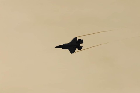 Lockheed Martin F-35 Lightning II fighter military aircraft of the United States air force USAF
