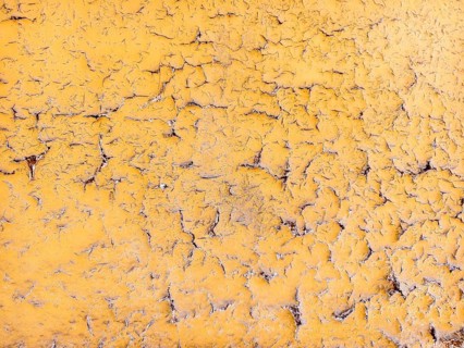 Yellow wall with cracked and peeling surface Lower Austria Austria