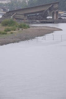 Condition of the Carola Bridge in Dresden on 12 July 2025, Saxony, Germany