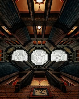 Architectural clarity meets symmetrical art. Peter Behrens Building, Höchst Industrial Park,