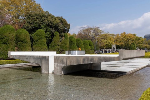 Flame of Peace, landmark, UNESCO World Heritage Site, peace memorial and memorial to the victims of