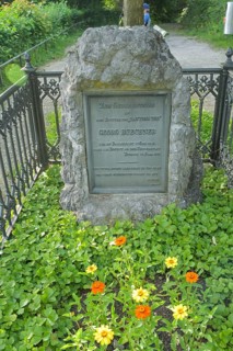 Georg Büchner grave and memorial, Germaniastrasse, Zurich, Switzerland
