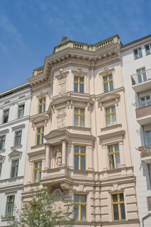 Old building, residential building, Saarbrücker Straße, Prenzlauer Berg, Pankow, Berlin, Germany