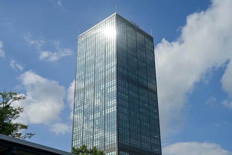 High-rise building, BKA property B2, An den Treptowers 1, Treptow, Berlin, Germany