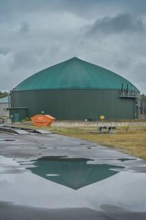 Biogas plant, Brandenburg, Germany