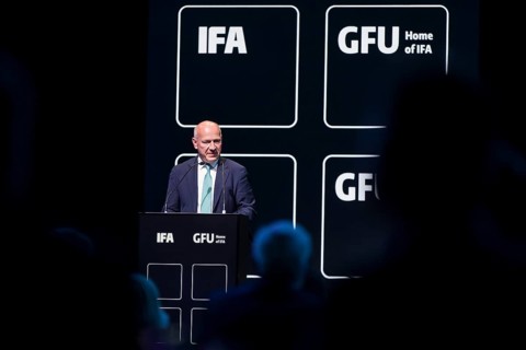 Kai Wegner (Governing Mayor of Berlin, CDU) speaks at the opening gala of the IFA consumer