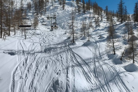 Alpe Tognola ski area, San Martino di Castrozza, Trentino, South Tyrol, Italy