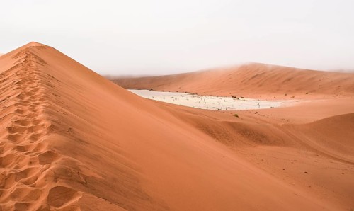 Namib desert scenery around the Sossusvlei area in Namibia