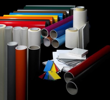 Lots of sign making materials in black back
