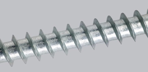 Metallic screw detail in light grey back