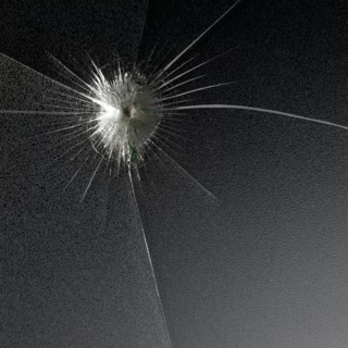 Full penetration in structured glass on red back