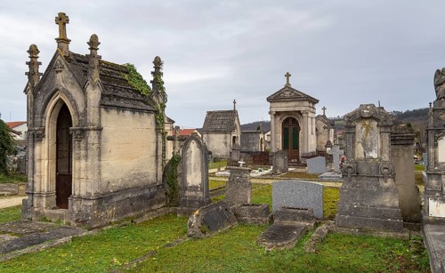 Impressions at the cemetery in Verdun, a large city in the Meuse department in Grand Est,