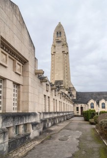 Scenery around the Douaumont Ossuary, a memorial located near Verdun in France