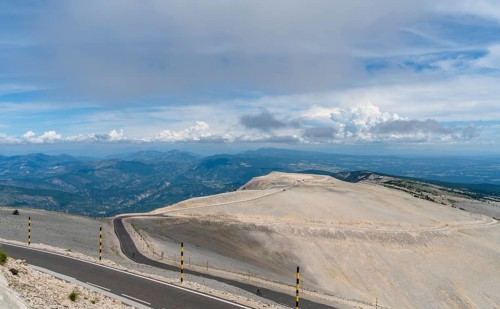 Impression around the summit of Mont Ventoux, a mountain in the Provence region of southern France