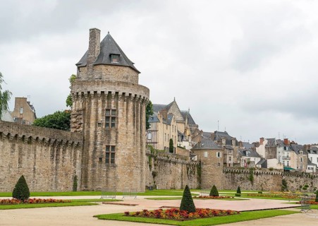 City ciew of Vannes, a commune in the Morbihan department in Brittany in north-western France