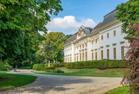 Halbturn palace around Neusiedl am See in the Burgenland District in Austria