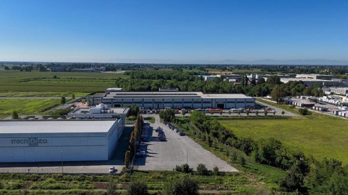 Cremona, Italy - August 22nd 2025 Modern Data Center Facility in Northern Italy Offering Advanced