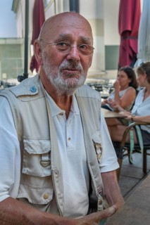 Elderly gentleman with beard and glasses, Dornbirn, Vorarlberg, Austria