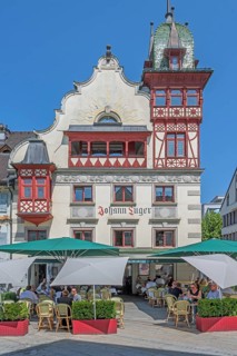 The Steinhauser or Johann Luger House on the market square, Dornbirn, Vorarlberg, Austria