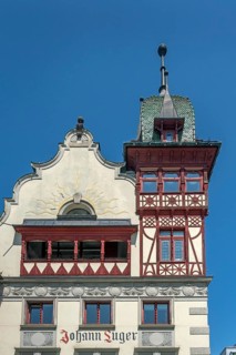 The Steinhauser or Johann Luger House on the market square, Dornbirn, Vorarlberg, Austria