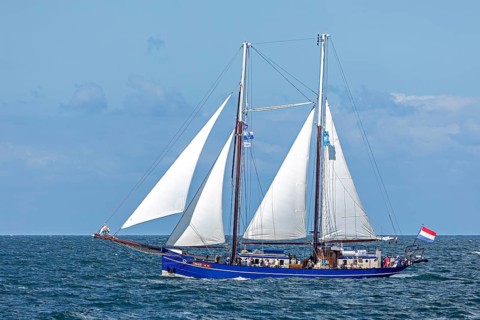Sailing ship Oban, Hanse-Sail, Ostee near Warnemünde, Rostock, Mecklenburg-Vorpommern, Germany