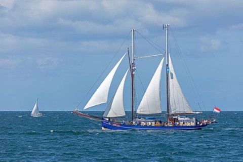Sailing ship Oban, Hanse-Sail, Ostee near Warnemünde, Rostock, Mecklenburg-Vorpommern, Germany