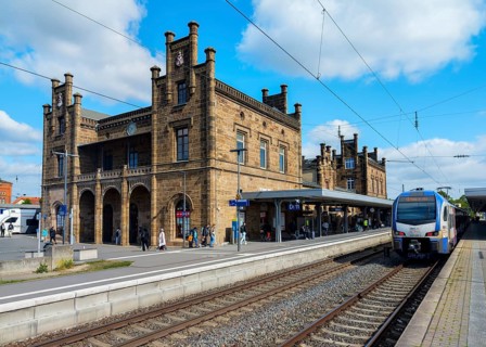 Minden railway station North Rhine-Westphalia Germany
