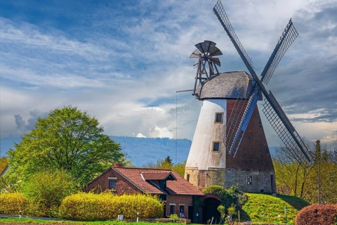 Windmill Spring Meissen Minden Germany