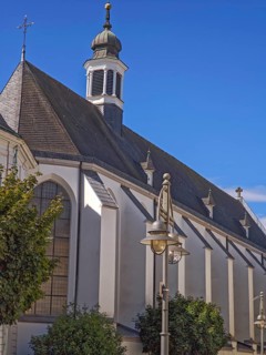 Blue sky, sunshine, Brühl, North Rhine-Westphalia, Germany