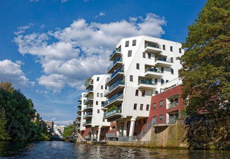 Riverhouses Leipzig, design by Denda Architekten, attractive modern architecture, modern building
