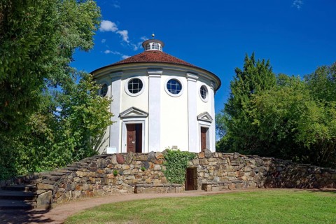 Synagogue, sacred building by architect Friedrich Wilhelm von Erdmannsdorff, Wörlitz Park, Wörlitz