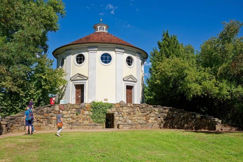 Synagogue, sacred building by architect Friedrich Wilhelm von Erdmannsdorff, Wörlitz Park, Wörlitz