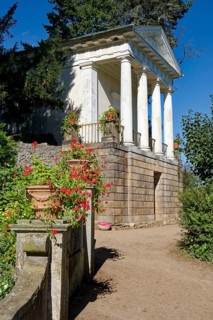 Flora Temple, the last work of the architect Friedrich Wilhelm von Erdmannsdorff, Wörlitz Park,