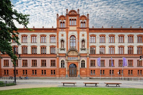 University main building, Mecklenburg Neo-Renaissance, built between 1867 and 1870, University