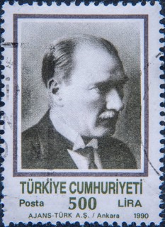 Kemal Atatürk, 1881-1938, founder of modern Turkey and was its first president 1923, 1938. Portrait