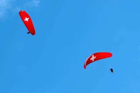 Paraglider, Interlaken, Switzerland