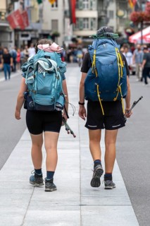 Hiker couple, Interlaken, Switzerland