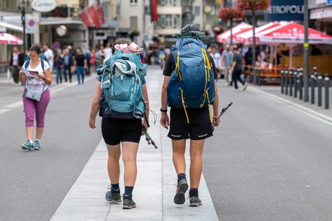 Hiker couple, Interlaken, Switzerland