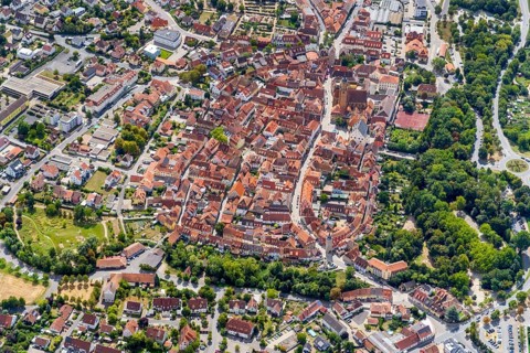 Volkach, town, Bavaria, Lower Franconia, Kitzingen district, historical, wine-growing region,