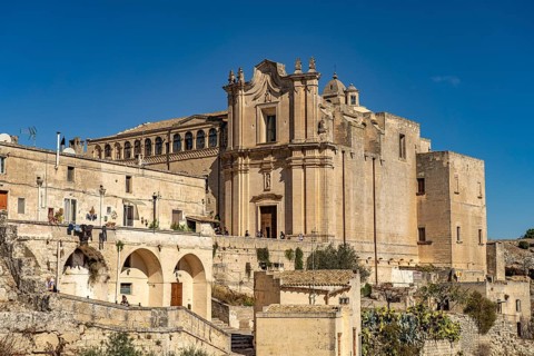 Church and Convent of St Agostino Chiesa e Convento di Sant'Agostino, Matera, Basilicata, Italy
