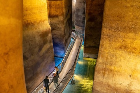 The Palombaro Lungo underground cistern in Matera, Basilicata, Italy
